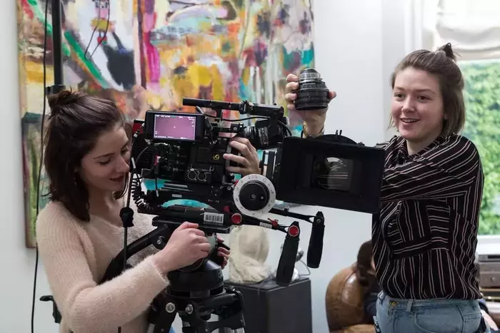 Photo ESRA Bachelor filmmaking program students